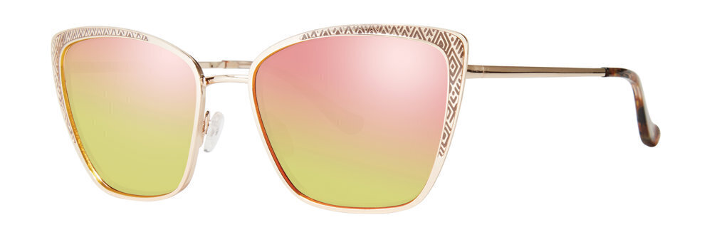 Kensie Book-It Sunglasses Rose Gold (Polarized) 54mm